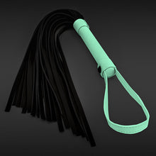 Load image into Gallery viewer, Glo Bondage Flogger Green
