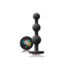 Load image into Gallery viewer, Glams Ripple Rainbow Gem Black

