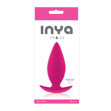 Load image into Gallery viewer, Inya Spades Medium Butt Plug Pink

