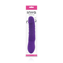 Load image into Gallery viewer, Inya Twister Purple Vibrating Dildo
