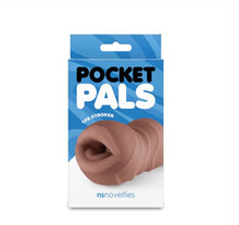 Load image into Gallery viewer, Pocket Pals Mouth Stroker Brown
