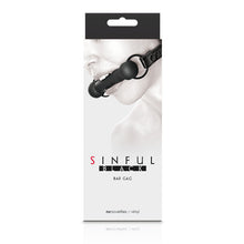 Load image into Gallery viewer, Sinful Bar Gag Black
