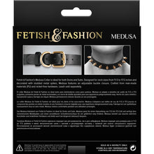 Load image into Gallery viewer, Fetish &amp; Fashion Medusa Collar Black
