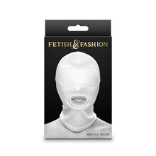 Load image into Gallery viewer, Fetish &amp; Fantasy Mouth Hood White
