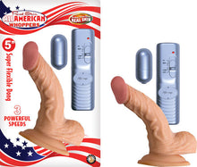 Load image into Gallery viewer, All American Whopper 5in Vibrating Flesh
