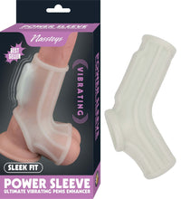 Load image into Gallery viewer, Vibrating Power Sleeve Sleek Fit White
