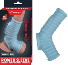 Load image into Gallery viewer, Vibrating Power Sleeve Ribbed Fit - Blue
