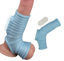Load image into Gallery viewer, Vibrating Power Sleeve Ribbed Fit - Blue
