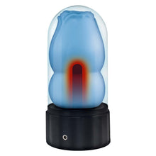 Load image into Gallery viewer, Delite Heated Rose Masturbator Blue
