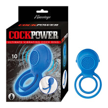Load image into Gallery viewer, Cockpower Ultimate Vibrating Cockring - Blue
