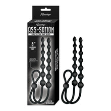 Load image into Gallery viewer, Ass-sation Dual Silicone Anal Beads Black
