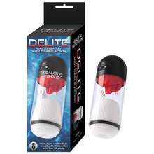 Load image into Gallery viewer, Delite Masturbator With Tongue Action White

