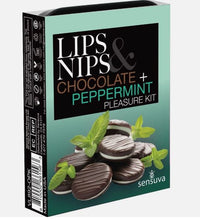 Load image into Gallery viewer, Lips &amp; Nips Pleasure Kit Chocolate &amp; Peppermint
