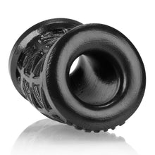 Load image into Gallery viewer, Morph Sleek Geometric Pattern Ballstretcher Silicone Smoosh Black
