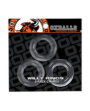 Load image into Gallery viewer, Willy Rings 3 Pk Cockrings White
