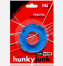 Load image into Gallery viewer, Hunkyjunk Fractal Cockring Teal Ice
