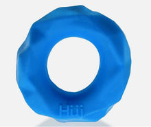 Load image into Gallery viewer, Hunkyjunk Fractal Cockring Teal Ice
