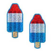 Load image into Gallery viewer, Pastease Red White &amp; Blue Ice Pop Glitter
