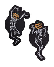 Load image into Gallery viewer, Pastease Dancing Skeletons W/ Pumpkin Heads
