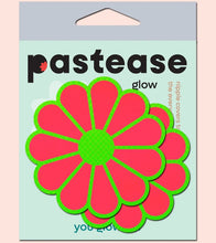 Load image into Gallery viewer, Pastease Glow In The Dark Pink &amp; Green Flowers
