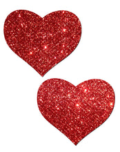 Load image into Gallery viewer, Pastease Heart Red Glitter
