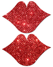 Load image into Gallery viewer, Pastease Lips Red Glittering
