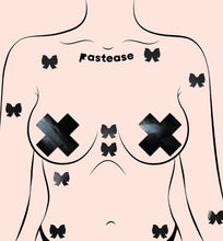 Load image into Gallery viewer, Mini Body Pasties 10pk Faux Pleather Black

