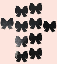 Load image into Gallery viewer, Mini Body Pasties 10pk Faux Pleather Black
