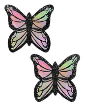 Load image into Gallery viewer, Pastease Monarch Glitter Pastel Rainbow Butterfly
