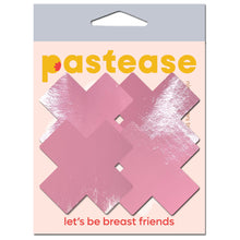 Load image into Gallery viewer, Pastease Petite Plus X Faux Latex Baby Pink Crosses
