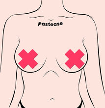 Load image into Gallery viewer, Pastease Plus X Glow In The Darl Neon Pink Cross
