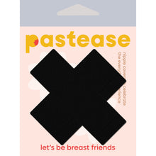 Load image into Gallery viewer, Pastease Plus X Faux Latex Black Crosses
