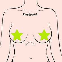 Load image into Gallery viewer, Pastease Star Glow In The Dark Neon Yellow
