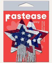 Load image into Gallery viewer, Pastease Tassel A/patriotic Sparkling Stars $ Stripes Usa
