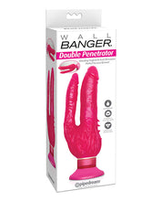 Load image into Gallery viewer, Waterproof Double Penetrator Wall Banger Pink
