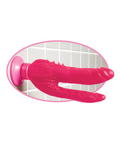 Load image into Gallery viewer, Waterproof Double Penetrator Wall Banger Pink
