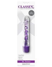 Load image into Gallery viewer, Classix Mr Twister Purple Metallic Vibe W Tpe Sleeve
