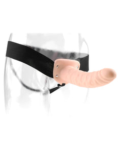 Fetish Fantasy 8in Hollow Strap On Flesh