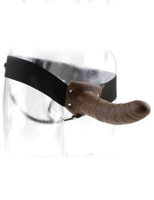 Load image into Gallery viewer, Fetish Fantasy 8in Hollow Strap On Brown
