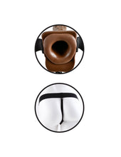 Load image into Gallery viewer, Fetish Fantasy 7 Hollow Strap On W/balls Brown "
