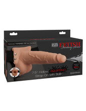 Load image into Gallery viewer, Fetish Fantasy 7.5 In Hollow Squirting Strap-on W/ Balls Flesh
