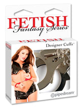 Load image into Gallery viewer, Fetish Fantasy Designer Silver Metal Handcuffs
