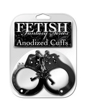 Load image into Gallery viewer, Fetish Fantasy Anodized Cuffs Black
