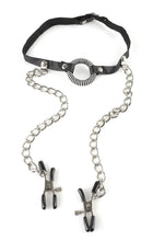 Load image into Gallery viewer, Fetish Fantasy O-ring Gag Nipple Clamps
