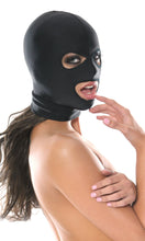 Load image into Gallery viewer, Fetish Fantasy Spandex 3 Hole Hood
