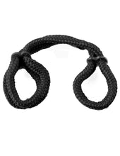 Load image into Gallery viewer, Fetish Fantasy Silk Rope Love Cuffs Black
