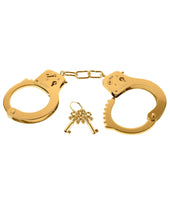 Load image into Gallery viewer, Fetish Fantasy Gold Metal Cuffs
