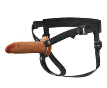 Load image into Gallery viewer, Fantasy X-tensions Elite 6in Silicone Hollow Strap-on Dual Density - Brown
