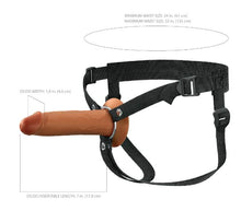 Load image into Gallery viewer, Fantasy X-tensions Elite 7in Silicone Hollow Strap-on Dual Density - Brown
