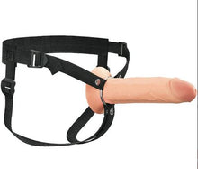 Load image into Gallery viewer, Fantasy X-tensions Elite 8in Silicone Hollow Strap-on Dual Density - Light
